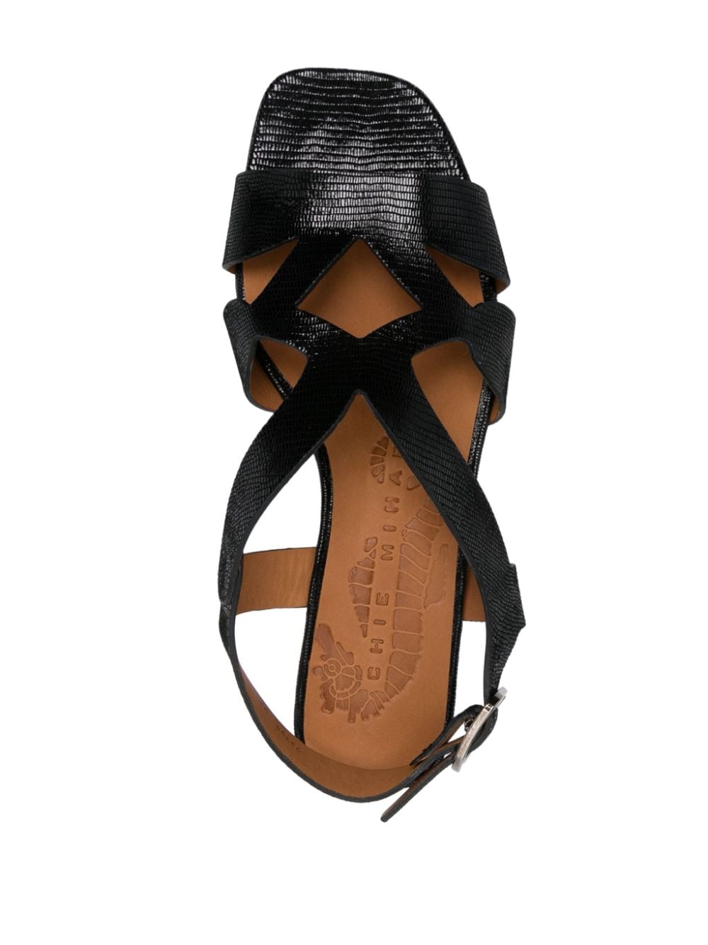 Black Taini sandals women CHIE MIHARA divincenzoboutique